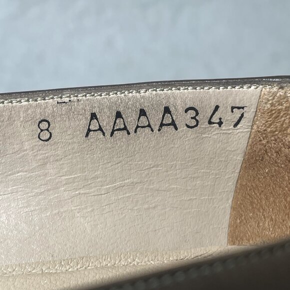 Salvatore Ferragamo Shoes Size 8 AAAA Extra Narrow Brown Pump Italy - Picture 9 of 9